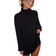 PrettyLittleThing Marl Rib Roll Neck Oversized Jumper Dress - Black