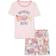 The Children's Place Girl's Short Sleeve Top & Shorts Pajama Set 2-piece - Pink Breakfast