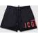 DSquared2 Mens Icon Swimshorts In Black/Red