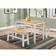 4D Concepts New York Natural/White Dining Set 26.8x44.9" 3