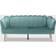 Christopher Knight Home Reitz Modern Glam Sofa 76.2" 3 Seater
