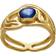 Maanesten Edith Ring - Gold/Blue