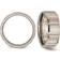 Gem & Harmony Grooved Band Ring - Silver