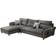 Modern Grey Sofa 78.7" 5 Seater