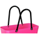 Hinza Shopping Bag Small - Hot Pink