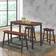 Costway Counter Dining Set 23.5x48" 4