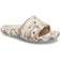 Crocs Classic Marbled Slide - Bone/Multi