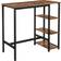 Vasagle Workstation Vintage Brown/Black Skrivebord 60x109cm