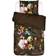 Essenza Fleur Satin Bettwsche Chocolate Bettbezug Braun