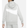 Nike Sportswear Swoosh Tech Fleece Pullover Hoodie - Dark Grey Heather/White