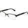 Gucci gg0828o 001 black rectangular semi-rimless