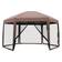 FDW PayLessHere 13x13ft Hexagonal Gazebo Party Tent Pop Up Gazebo Screen