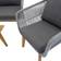 Venture Design Chania Loungesett, 1 Bord inkl. 2 Stolar & 1 Soffor