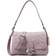 Coach Soft Tabby Shoulder Bag In Signature Denim - Silver/Faded Purple