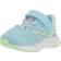 New Balance Toddler's Fresh Foam Arishi v4 Bungee Lace with Top Strap - Blue with Geen Aura & Lilac Glo