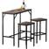 VEVOR Bistro Bar Table 39.4x15" 3