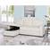 Naomi Home Laura Cream Sofa 84.2" 3 Seater