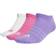 Adidas Thin and Light Sportswear Low-Cut Socks 3-pack - Preloved Fuchsia/White/Violet Fusion