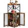 Corner Liquor Cabinet 18.7x50.8"