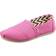 Toms Women's Pink Alpargatas Heritage Canvas Espadrille Slip-On Shoes