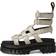 Dr. Martens Damen Ricki Nappa Lux Leder Gladiator Plateausandalen Kopfsteinpflaster-Grau in Cobblestone Grau, Größe: Cobblestone Grau