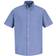 Red Kap Men's Short Sleeve Executive Oxford Dress Shirt - Light Blue