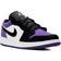 Nike Air Jordan 1 Low GS - White/Black/Court Purple