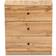 Baxton Studio Decon Oak Brown Chest of Drawer 23.6x25.6"