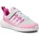 Adidas Kid's Fortarun 2.0 Cloudfoam Elastic Lace Top Strap - Grey One/Cloud White/Beam Pink