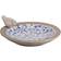 Esschert Design Bird Baths Blue Floral