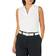 PGA tour Apparel Women's AirFlux Solid Sleeveless Golf Polo Shirt, Medium, White, 100% Polyester Golf Apparel Shop White
