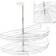 vidaXL 2-Tier Kitchen Wire Basket Silver 180 Degree 85x44x80cm Rack Holder