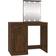 vidaXL brown oak, led Dressing Table