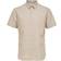 Selected Regular Fit Linen Blend Short Sleeve Shirt - kelp