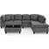Ubgo Upholstered Couch L-Shaped Sofa 109" 6 Seater