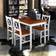 vidaXL Solid Wood Dining Set 25.6x42.5" 5