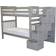 Bedz King Tall Stairway Bunk Bed