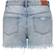 Only Regular Fit High Waist Raw Hems Shorts - Blue /Light Blue Denim