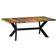 vidaXL Stylish Wooden Dining Table 39.4x78.7"