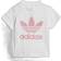 Adidas Infant Trefoil Shorts Tee Set - White/Bliss Pink (HK7480)