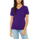 Bella+Canvas Women's Relaxed Jersey Short Sleeve V-Neck Tee - Team Purple