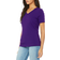 Bella+Canvas Women's Relaxed Jersey Short Sleeve V-Neck Tee - Team Purple