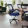 Flash Furniture Mid-Back Mesh Office Chair 41.2"