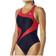 TYR Women's Maxfit T-Splice Swimsuit - Navy/Red
