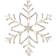 Konstsmide Snowflake Weihnachtsstern 40cm