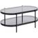 Nordform Li Black Matt Smoke Couchtisch 50x95cm