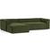 Kave Home Blok Dark Green Sofa 330cm 4-Sitzer