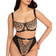 Curvy Kate Scantilly Lovers Knot Balcony Bra - Black/Latte Beige