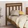 vidaXL Bed Honey Brown Solid Wood Pine Headboard