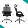 EDX Swivel Ergonomic Black Office Chair 49.2"